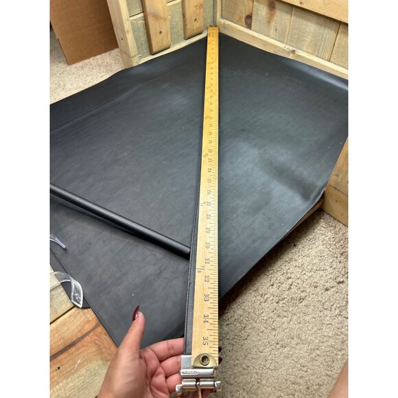 Mens Fossil Reversible Black/Brown Leather Belt With Silver Buckle - Picture 8 of 9